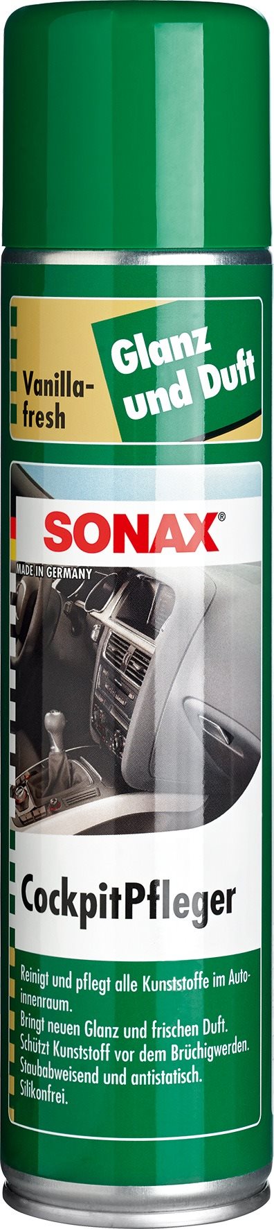 SONAX Čistič prístrojovej dosky – vanilka, 400 ml