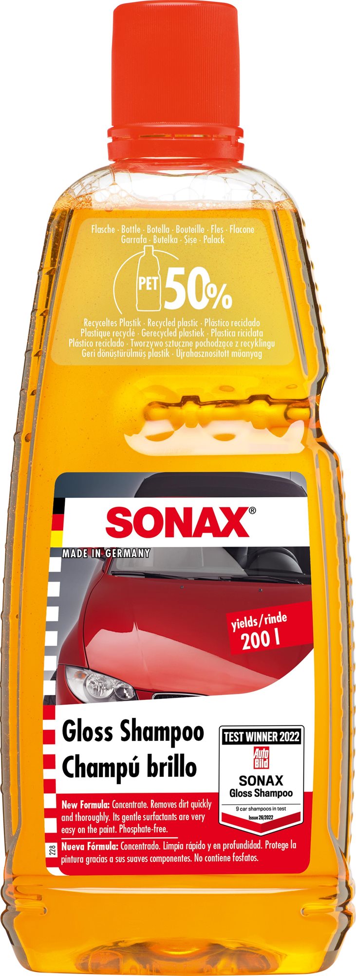SONAX – Leštiaci šampón koncentrát, 1 l