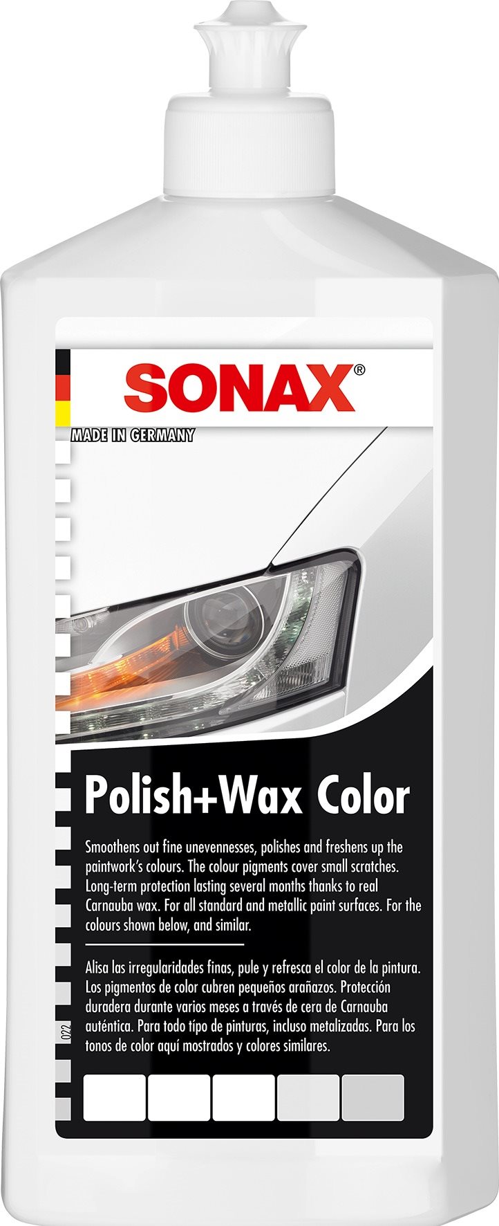 SONAX Polish & Wax COLOR biely, 500 ml