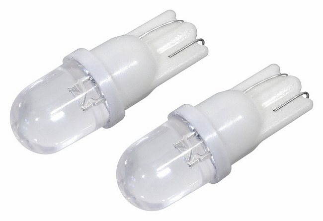 COMPASS 1 LED 12 V T10, biela, 2 ks