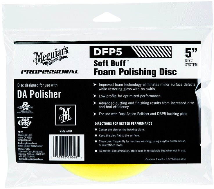 Meguiar's Soft Buff Foam Polishing Disc 5"