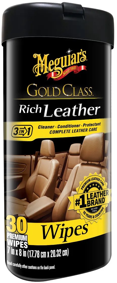 Meguiar's Gold Class Rich Leather Wipes