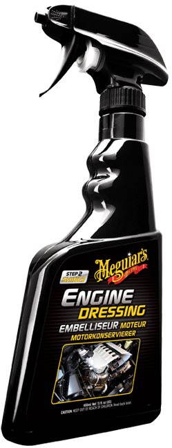 Meguiar's Engine Dressing – ochrana a lesk na motorové diely, 450 ml