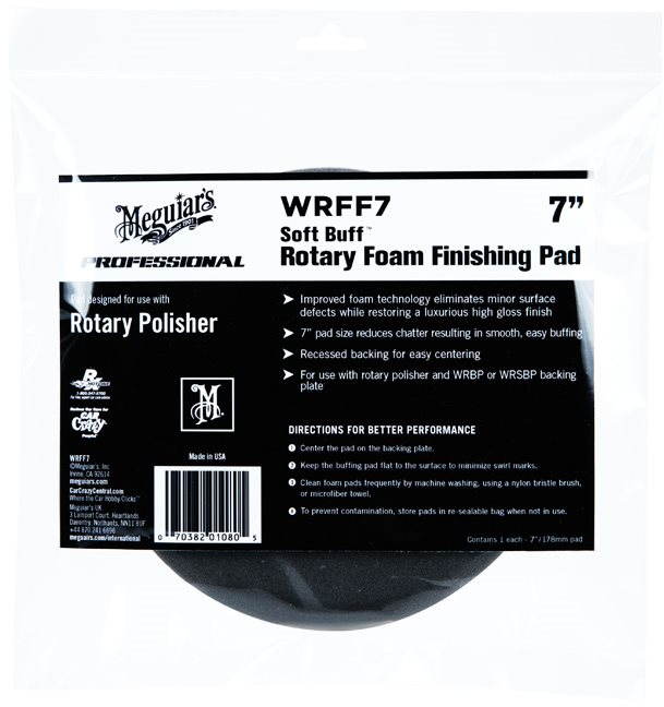 MEGUIAR'S Soft Buff Rotary Foam Finishing Disc 7"