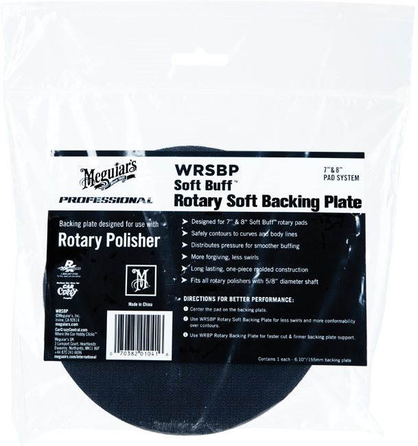 MEGUIAR'S Soft Buff Rotary Soft Backing Plate