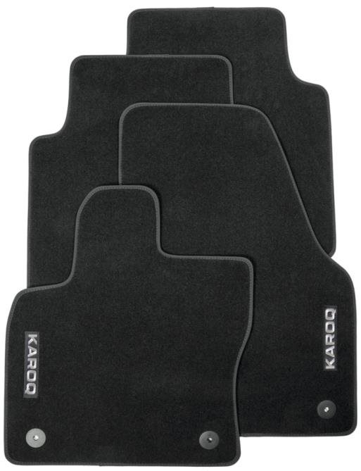ŠKODA súprava textilných kobercov Prestige KAROQ