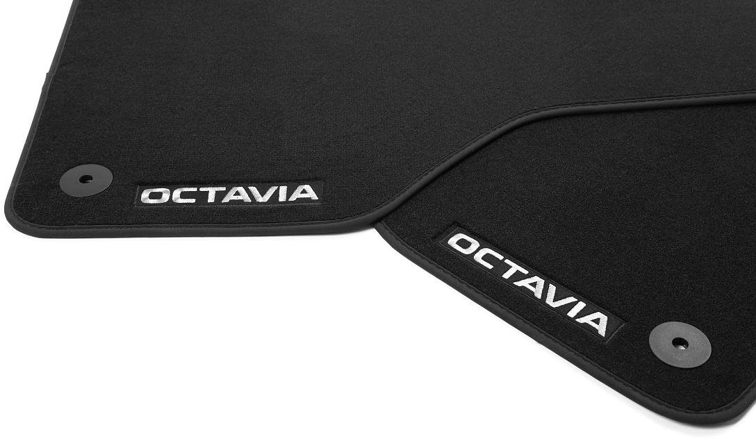 ŠKODA súprava textilných kobercov Štandard OCTAVIA III
