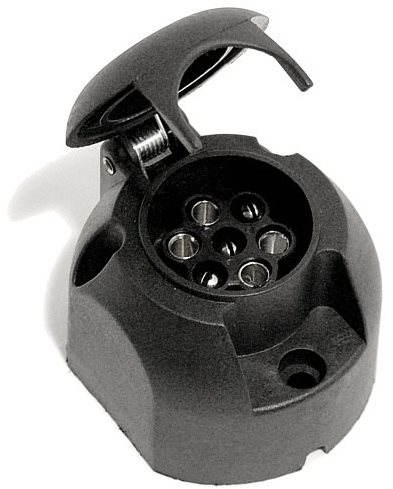 COMPASS Zásuvka ťažného zariadenia 7 pólov s tesnením