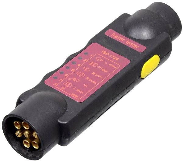 COMPASS Tester zásuvky prívesu 7 pólov