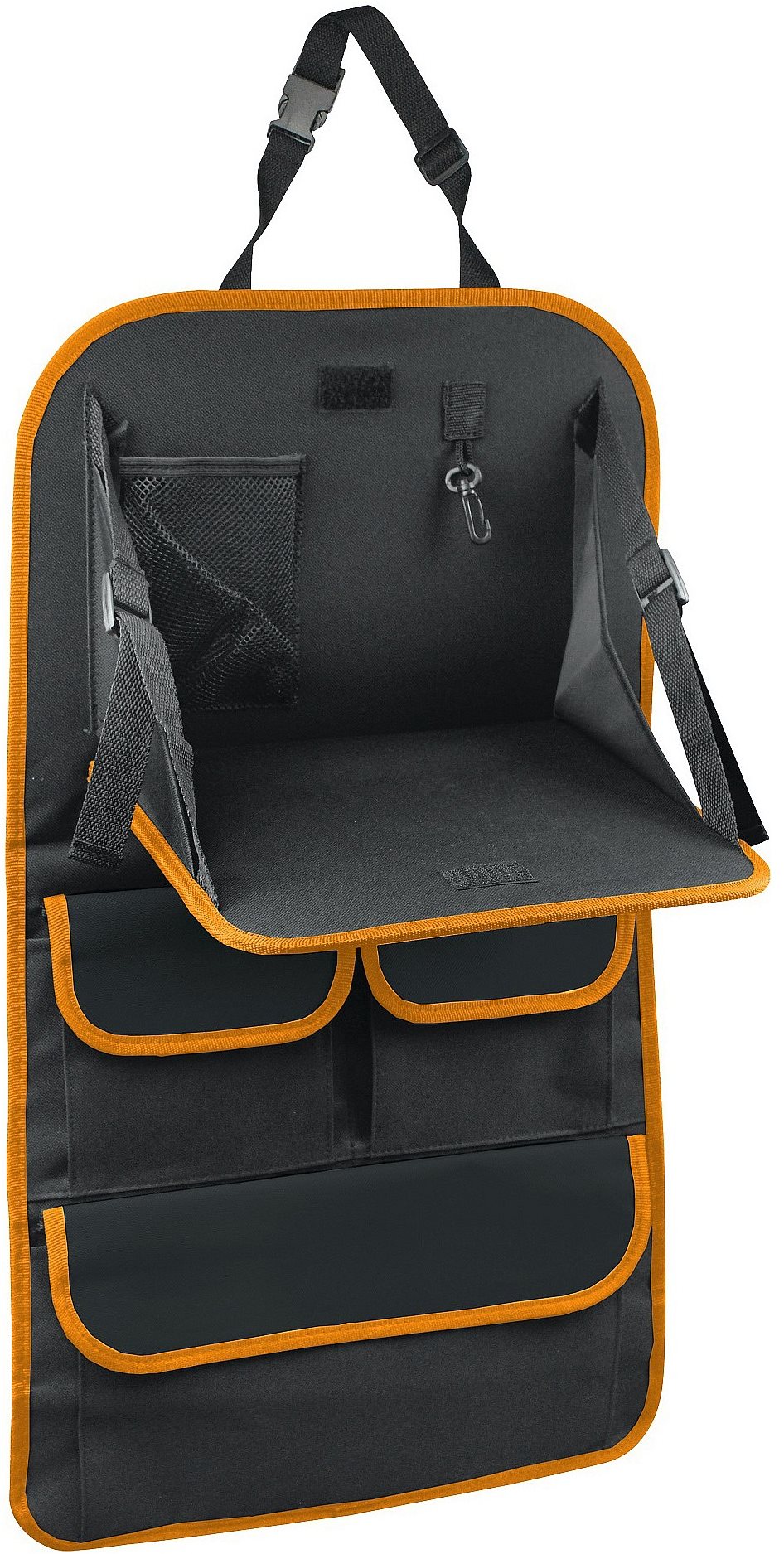 COMPASS - Organizér na predné sedadlo so stolíkom ORANGE