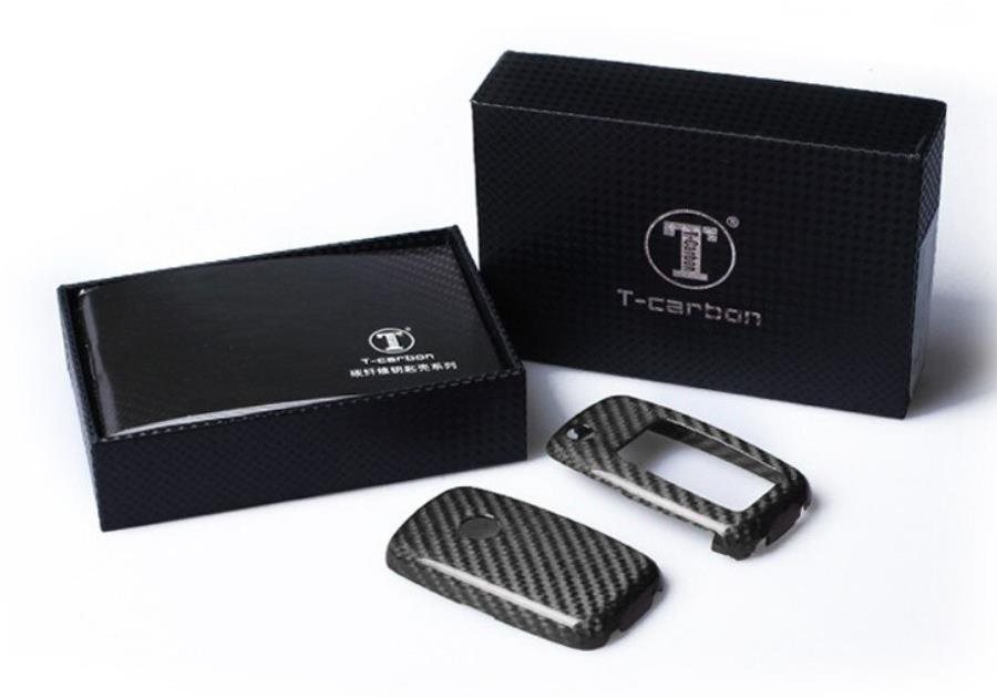 T-carbon pre VW / Škoda s vystreľovacím kľúčom, čierna