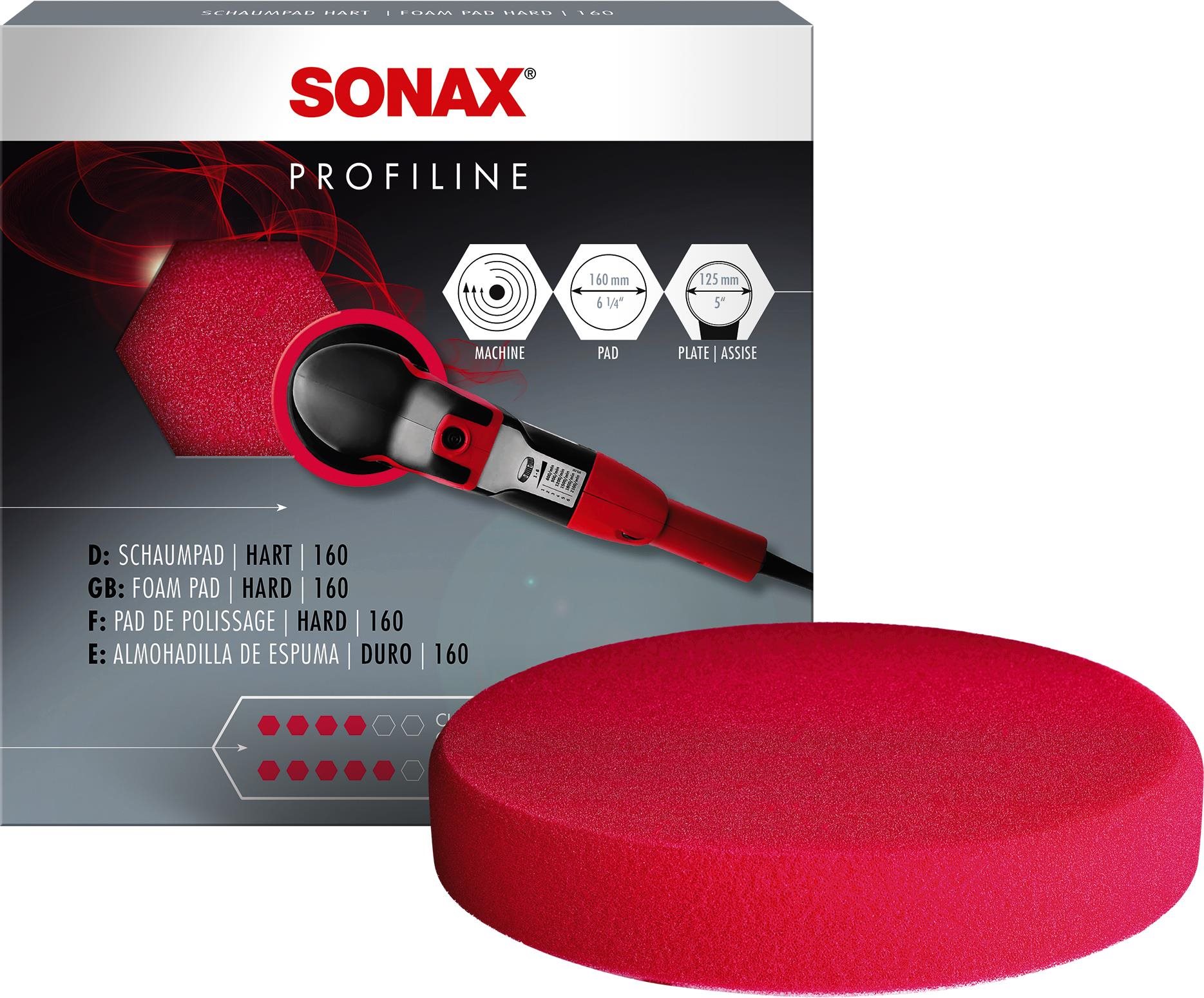 Sonax Profiline Kotúč červený brúsny – 160 mm
