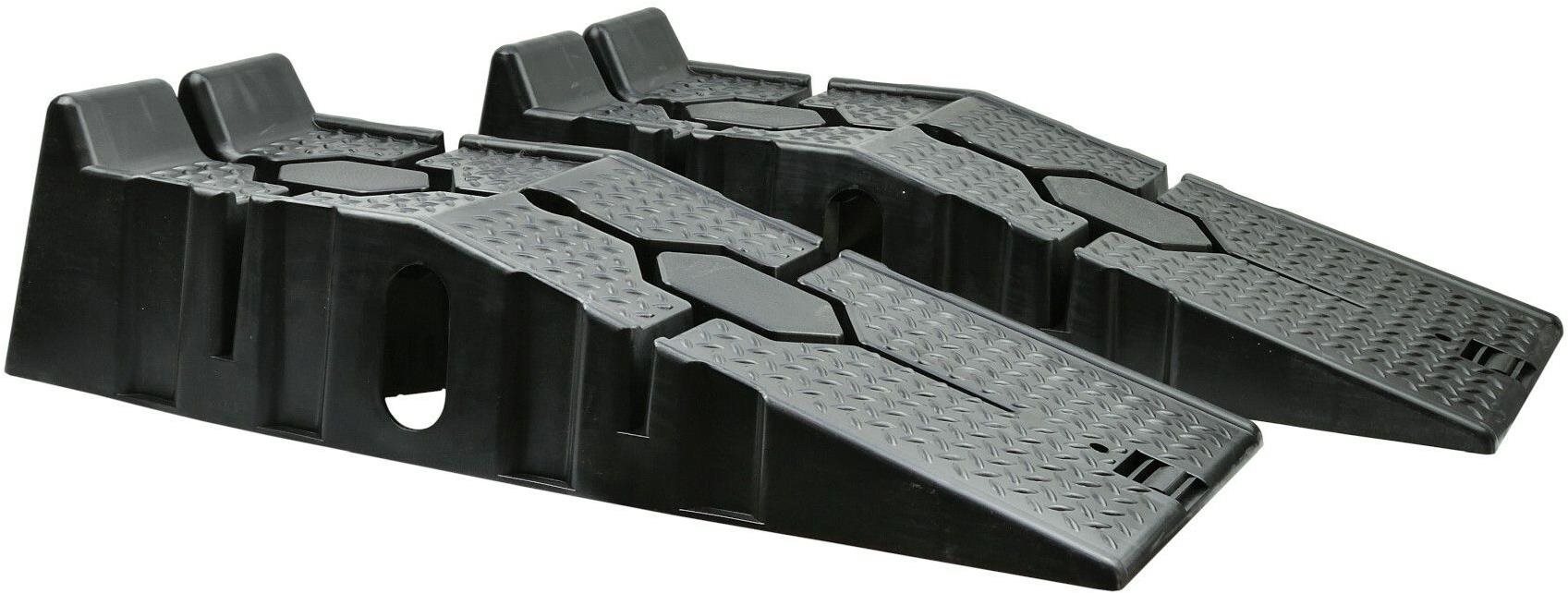 GEKO Nájazdové rampy pre osobný automobil 20 cm, 2 ks