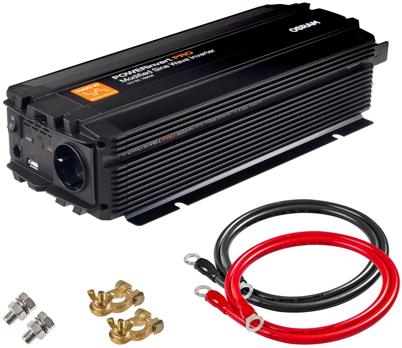 Osram modifikovaná sinusoida 12 V / 230 V – 1 000 W
