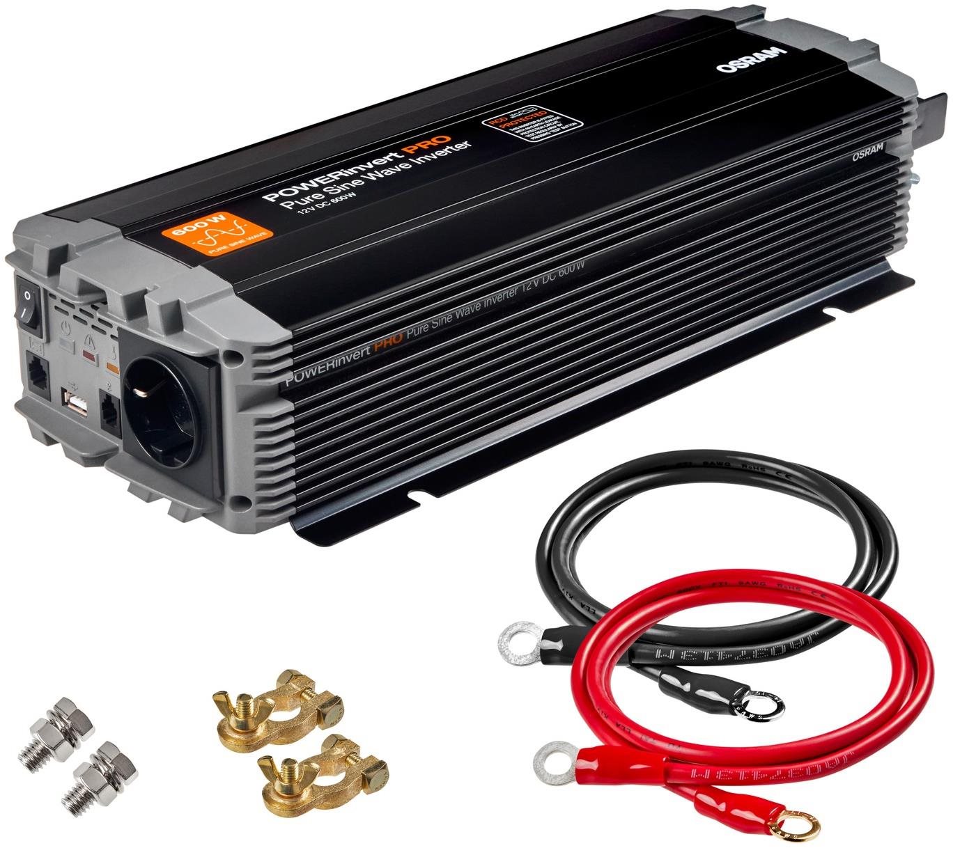 Osram čistá sinusoida 12 V / 230 V – 600 W