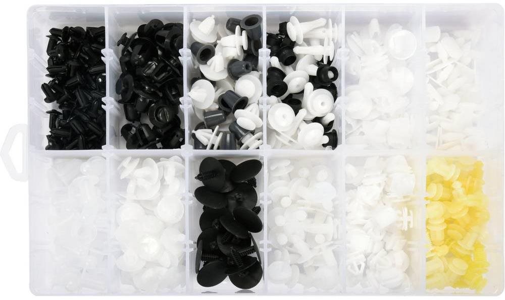 YATO Príchytky plastové pre čalúnenie Peugeot 345 ks