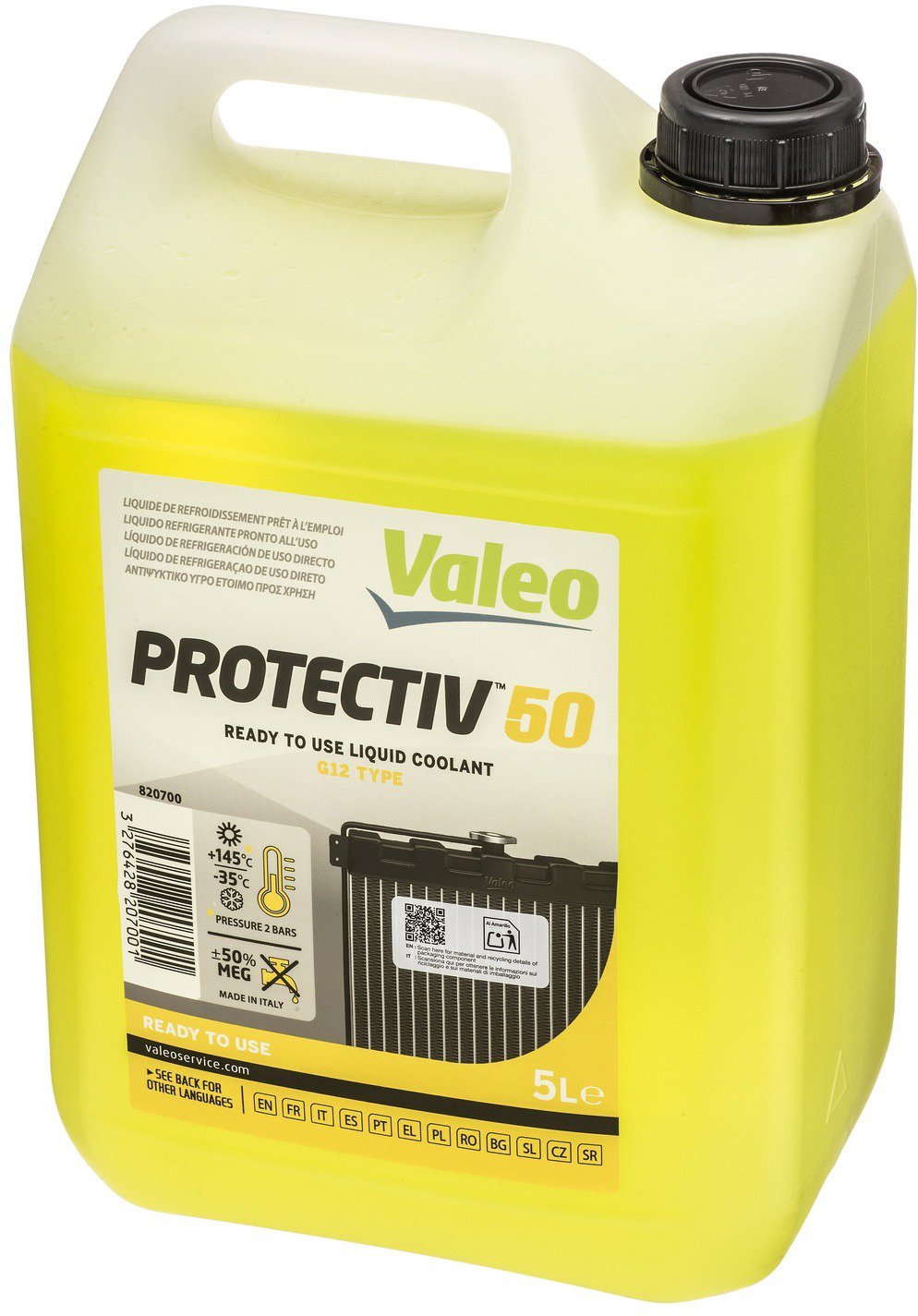 Valeo Protectiv 50 G12, 5 l žltá