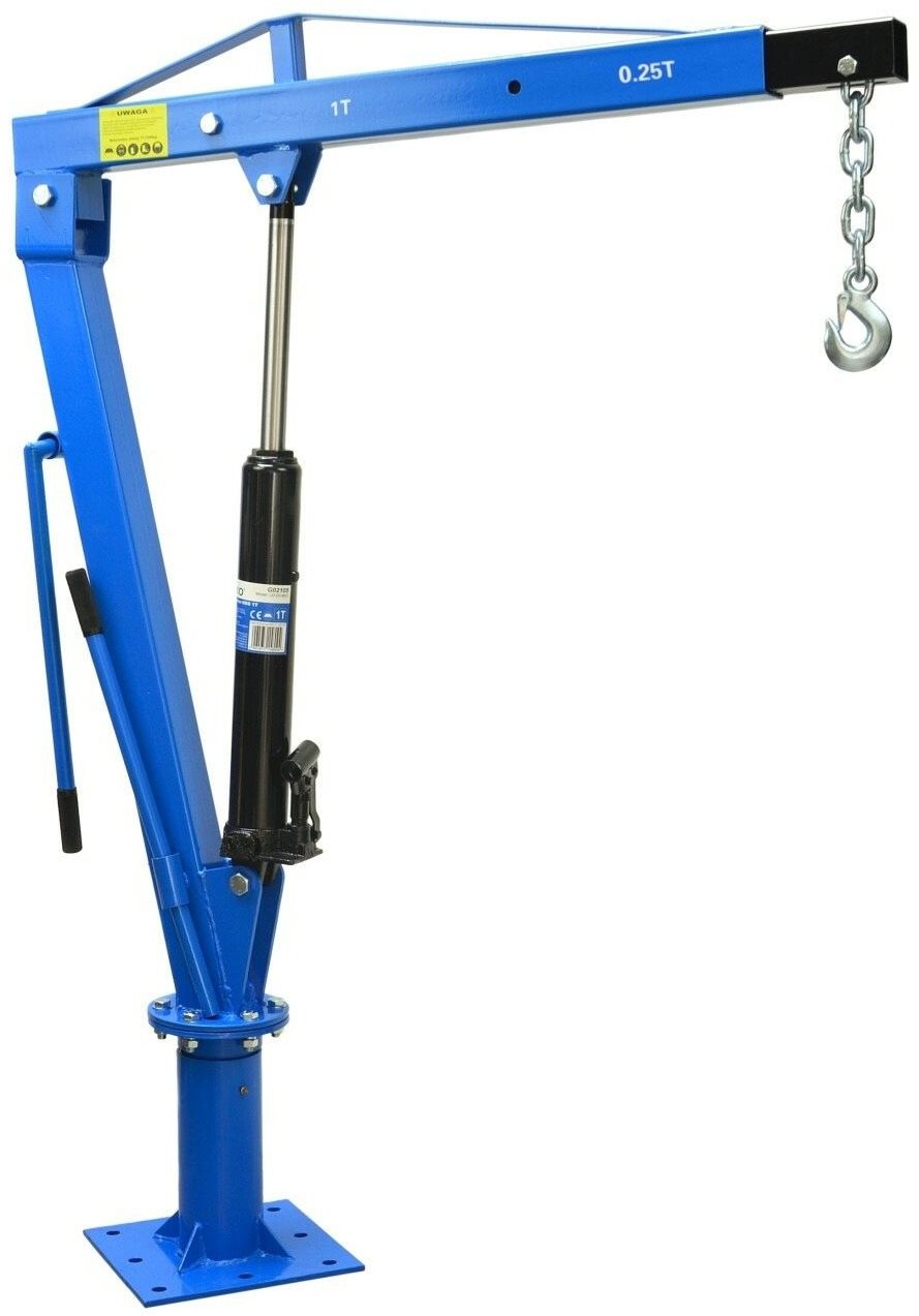 Geko hydraulický dielenský žeriav otočný 1t
