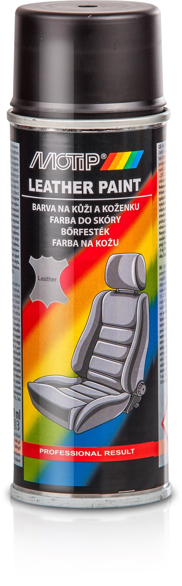 MOTIP Farba na kožu čierna 200 ml