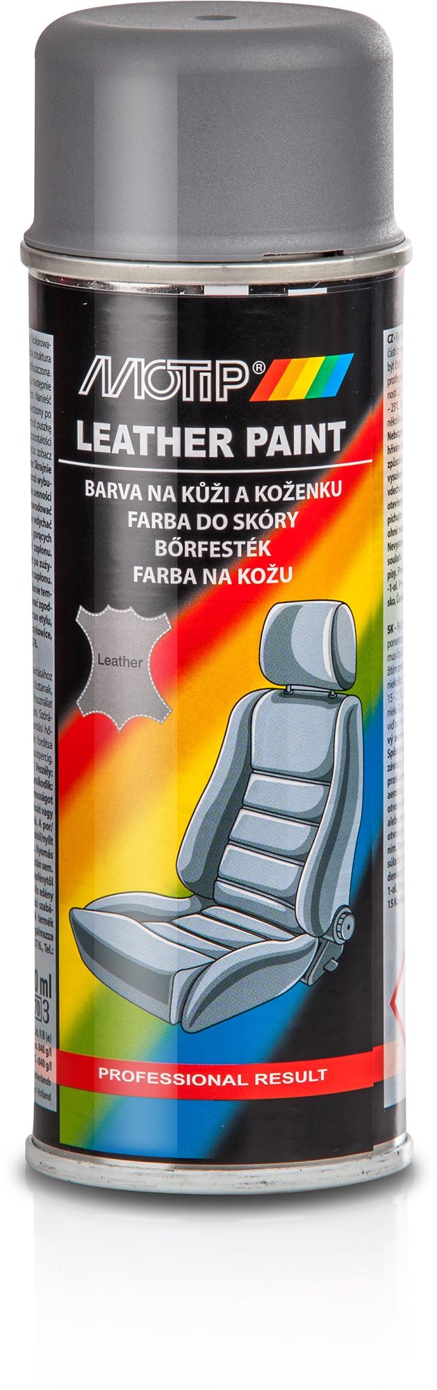 MOTIP Farba na kožu sivá 200 ml
