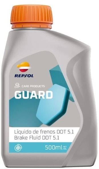 Repsol Guard Liquido de Frenos – DOT 5.1 – 500 ml