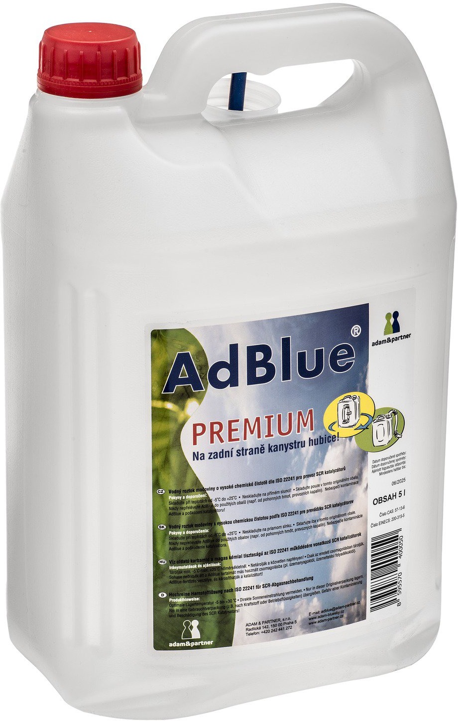 Kruse Ad-Blue kanister s nalievacou trubicou (5 l)