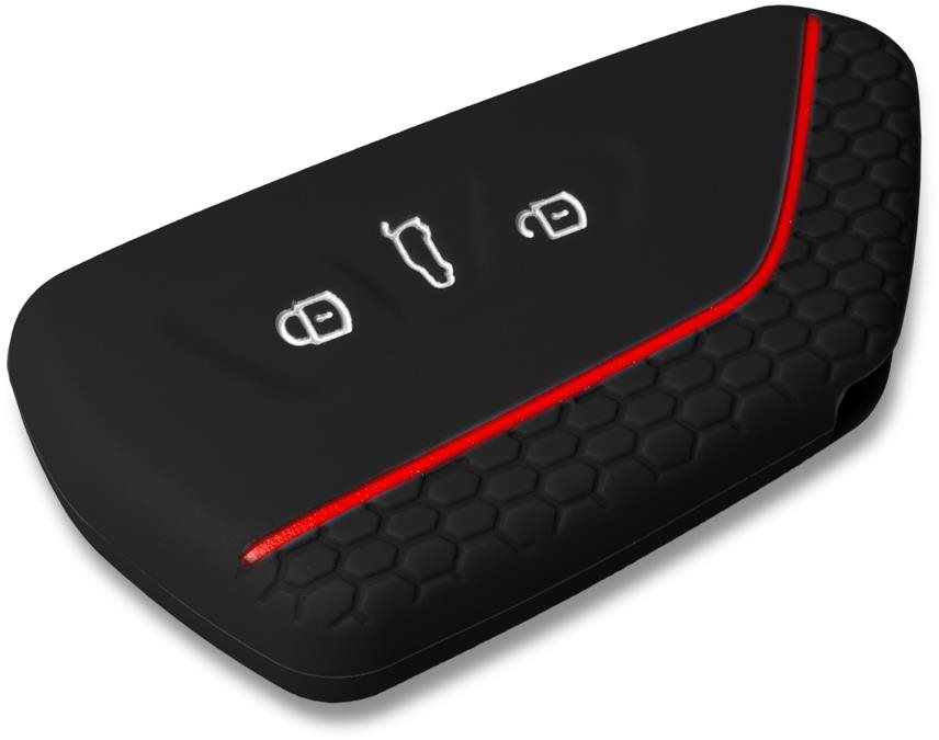 Escape6 ochranné silikónové puzdro na kľúč pre VW Golf 8 farba čierna