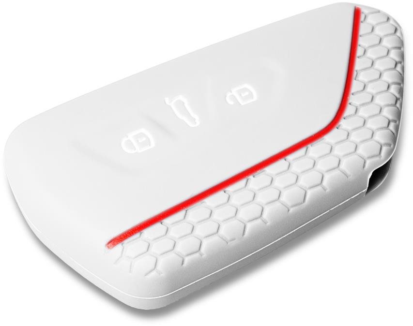 Escape6 ochranné silikónové puzdro na kľúč pre VW Golf 8 farba svetlo sivá