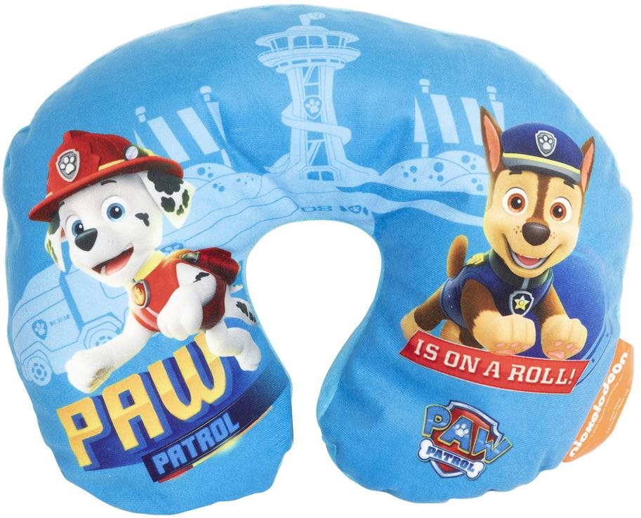 Global Trading Disney Cestovný vankúšik Paw Patrol modrý