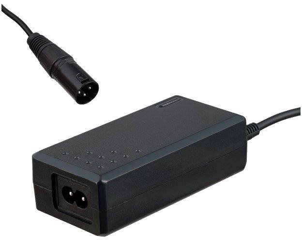 Akyga napájací zdroj IEC C8 / Cannon (3 DIN) XLR mužský, 60 W – 1 m