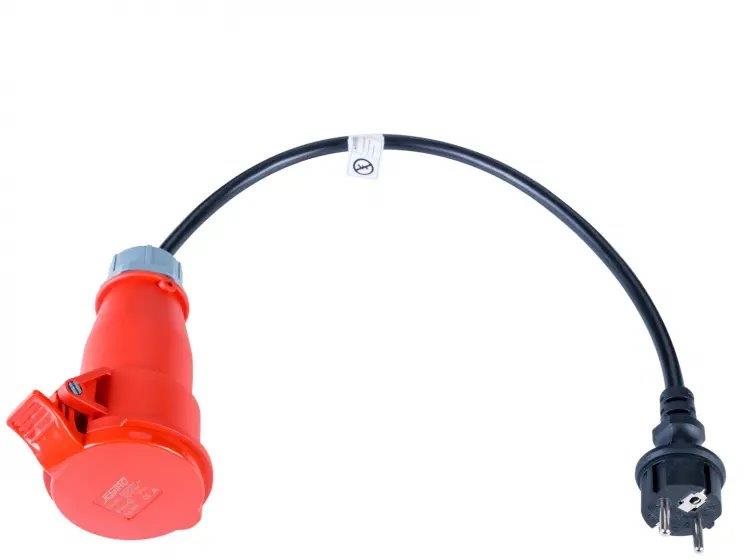 Akyga Adaptér pre EVSE, CEE 7/7/CEE 5-pin – 50 cm