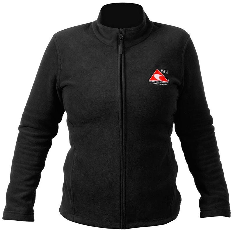 ACI mikina čierna na zips fleece dámska 285 g, veľ. XL