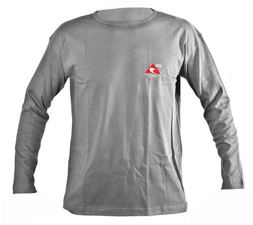 ACI tričko sivé s dlhým rukávom 160 g, veľ. XL