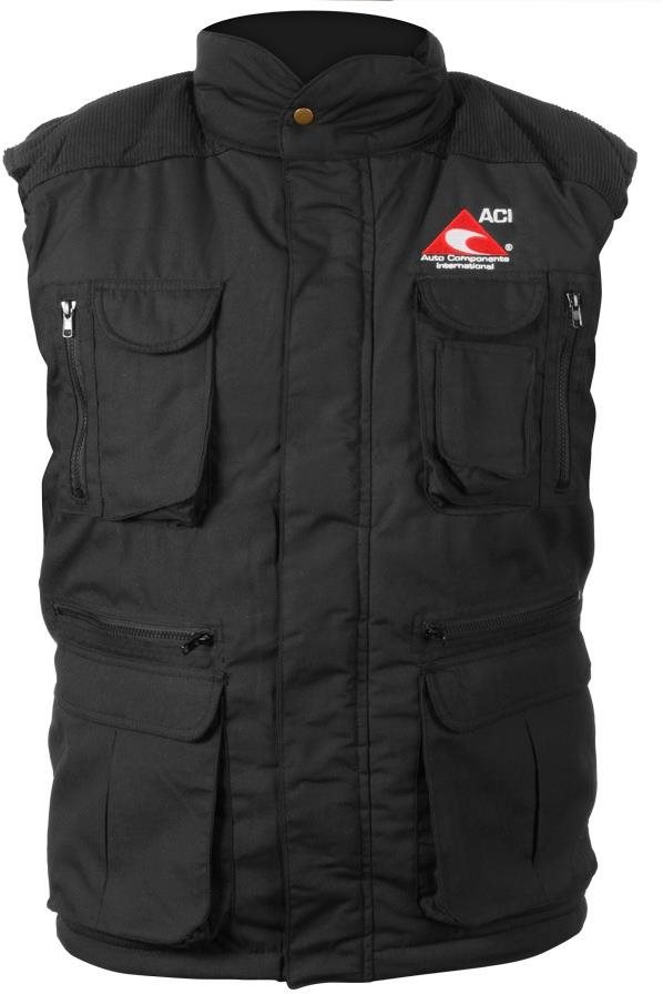 ACI vesta zateplená čierna s nárameníkom, veľ. XXXL