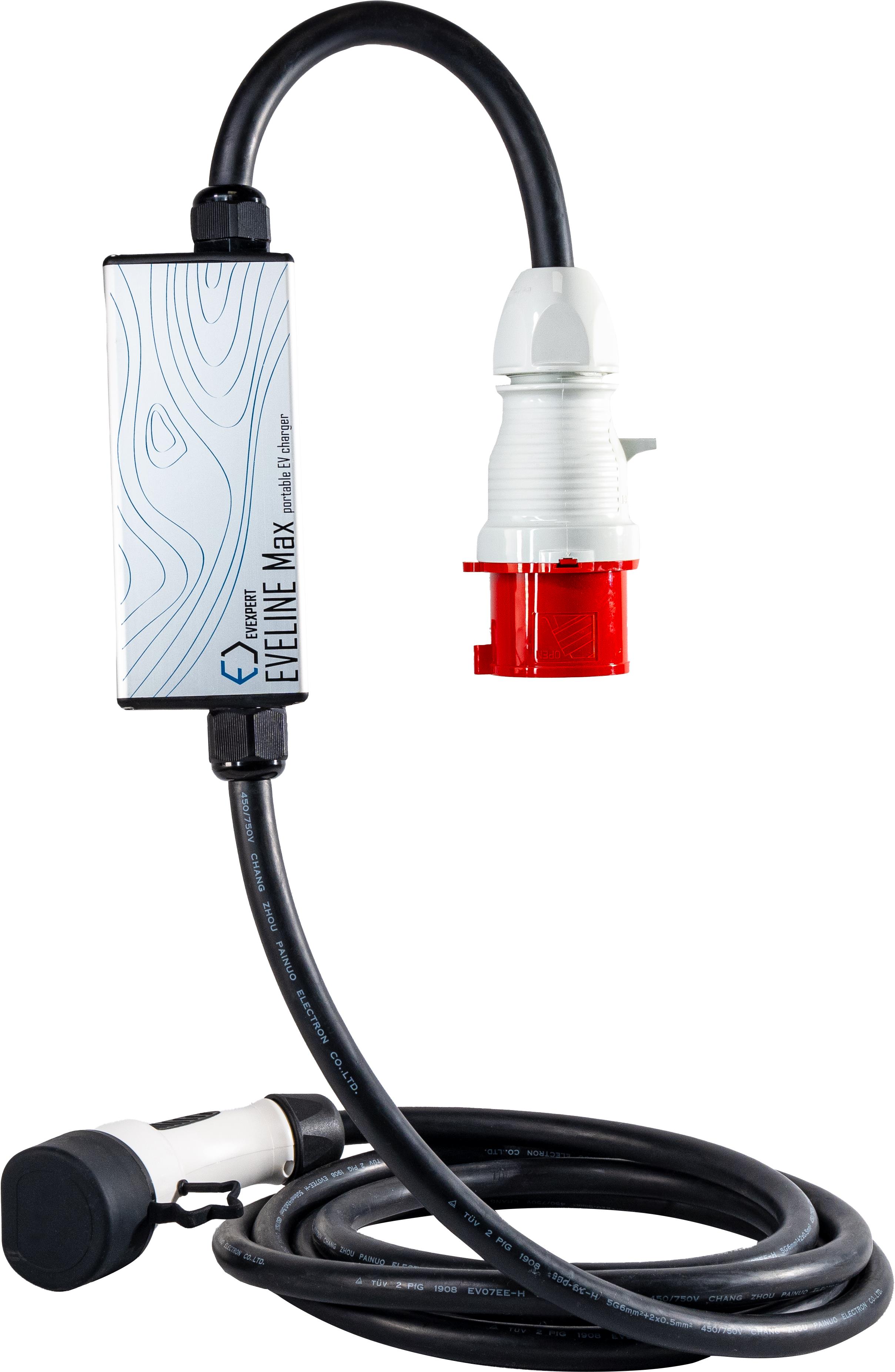 Ev Expert súprava Eveline Max, 22 Kw, 5 m, s káblom, prenosná, TYP 2