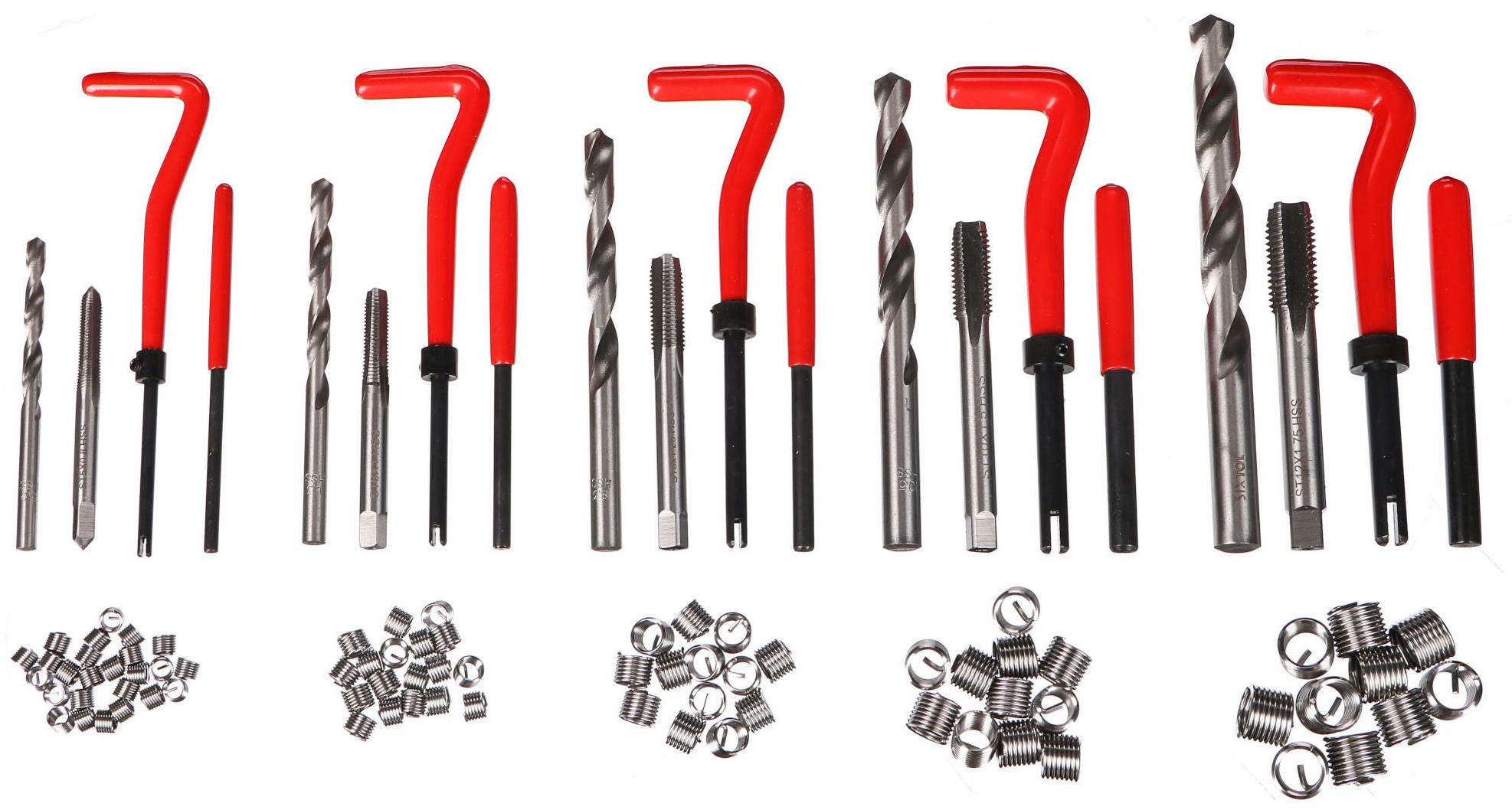 Sixtol Mechanic Thread Sada 131 na opravu závitov, M5 – M12