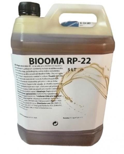 PRONDO Olej na všeobecné mazanie v priemyselných aplikáciách Biooma RP-22, 5 l