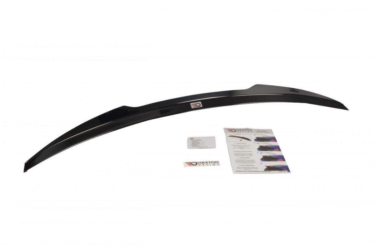 Maxton Design predĺženie spojlera pre BMW rad 3 E92 M-Pack, čierny lesklý plast ABS