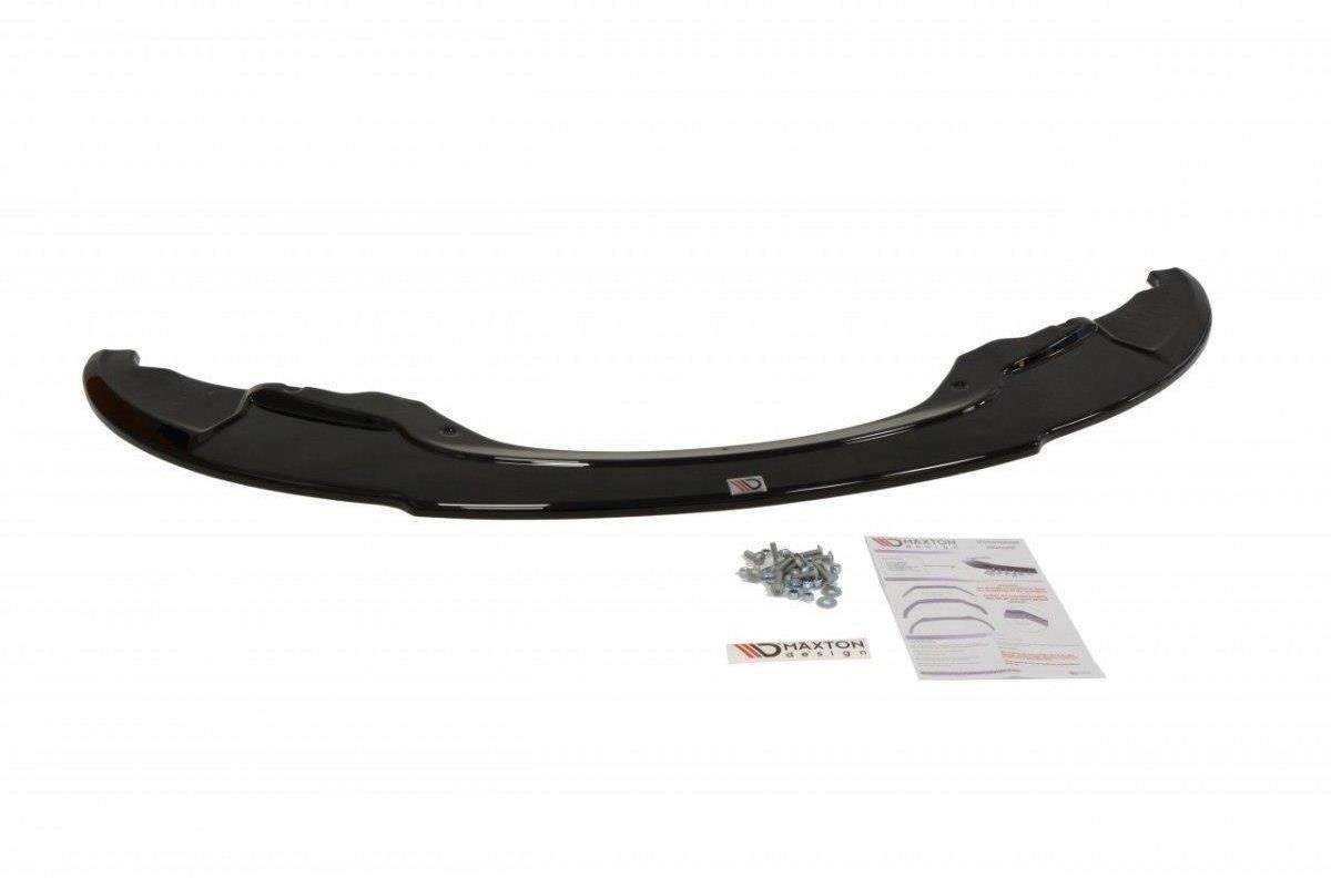 Maxton Design spojler pod predný nárazník pre BMW rad 3 E92 M-Pack, čierny lesklý plast ABS