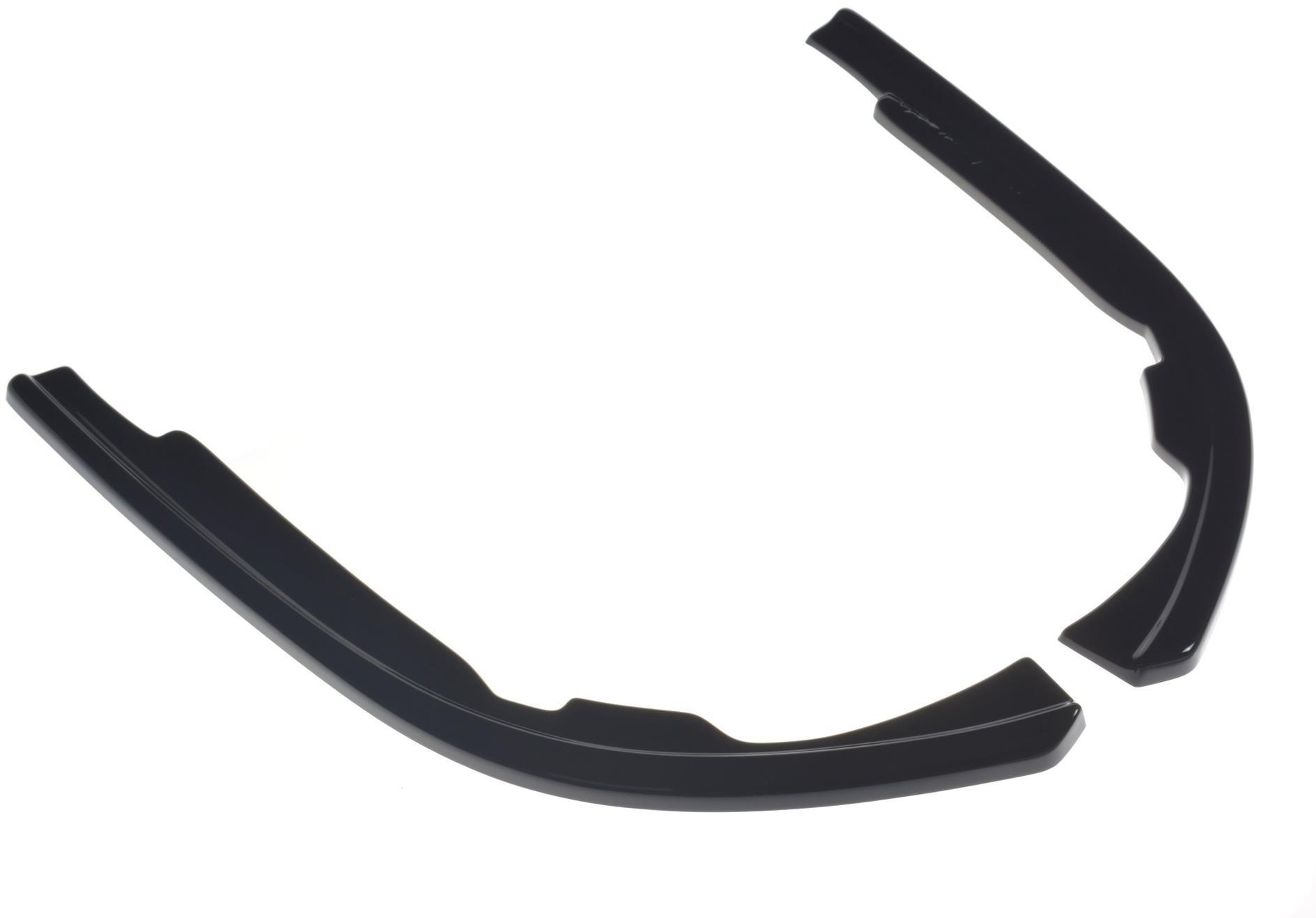 Maxton Design bočné difúzory pod zadný nárazník pre Volkswagen Passat Mk8 (B8) R-Line, čierny lesklý