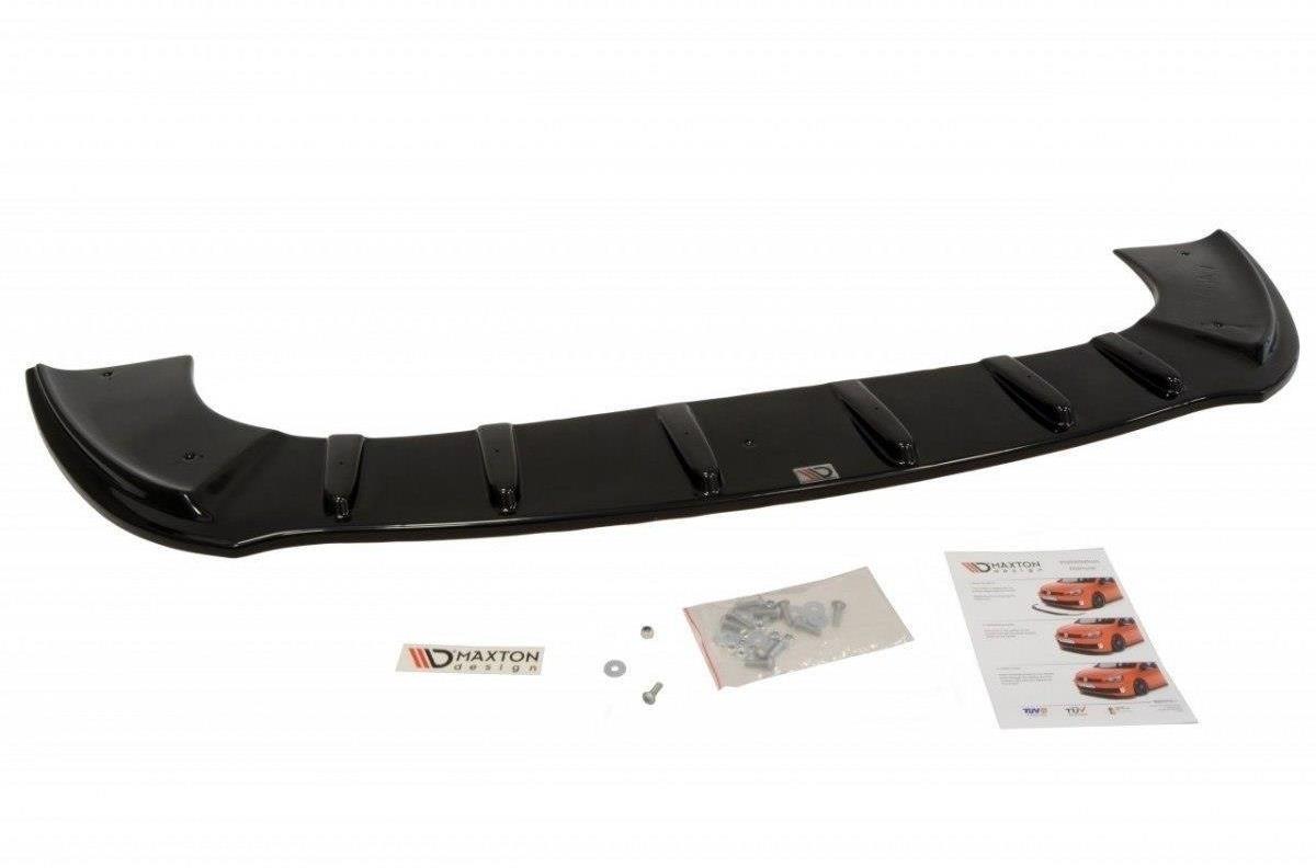 Maxton Design spojler pod predný nárazník na Seat Leon Mk1, čierny lesklý plast ABS
