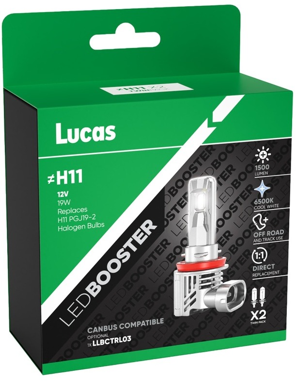 Lucas 12V H8/H11/H16, sada 2 ks