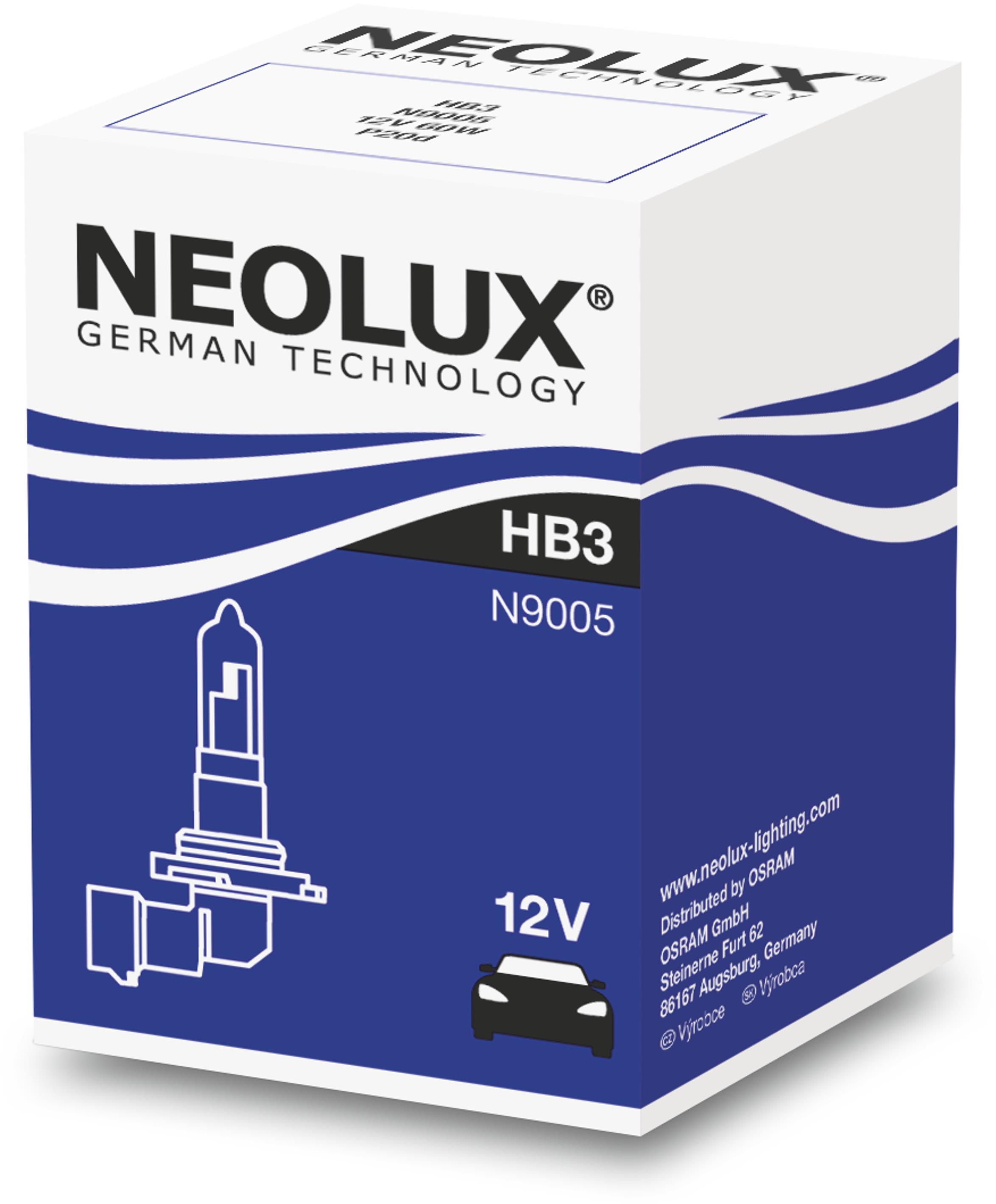 NEOLUX HB3 Standard, 12V, 60W