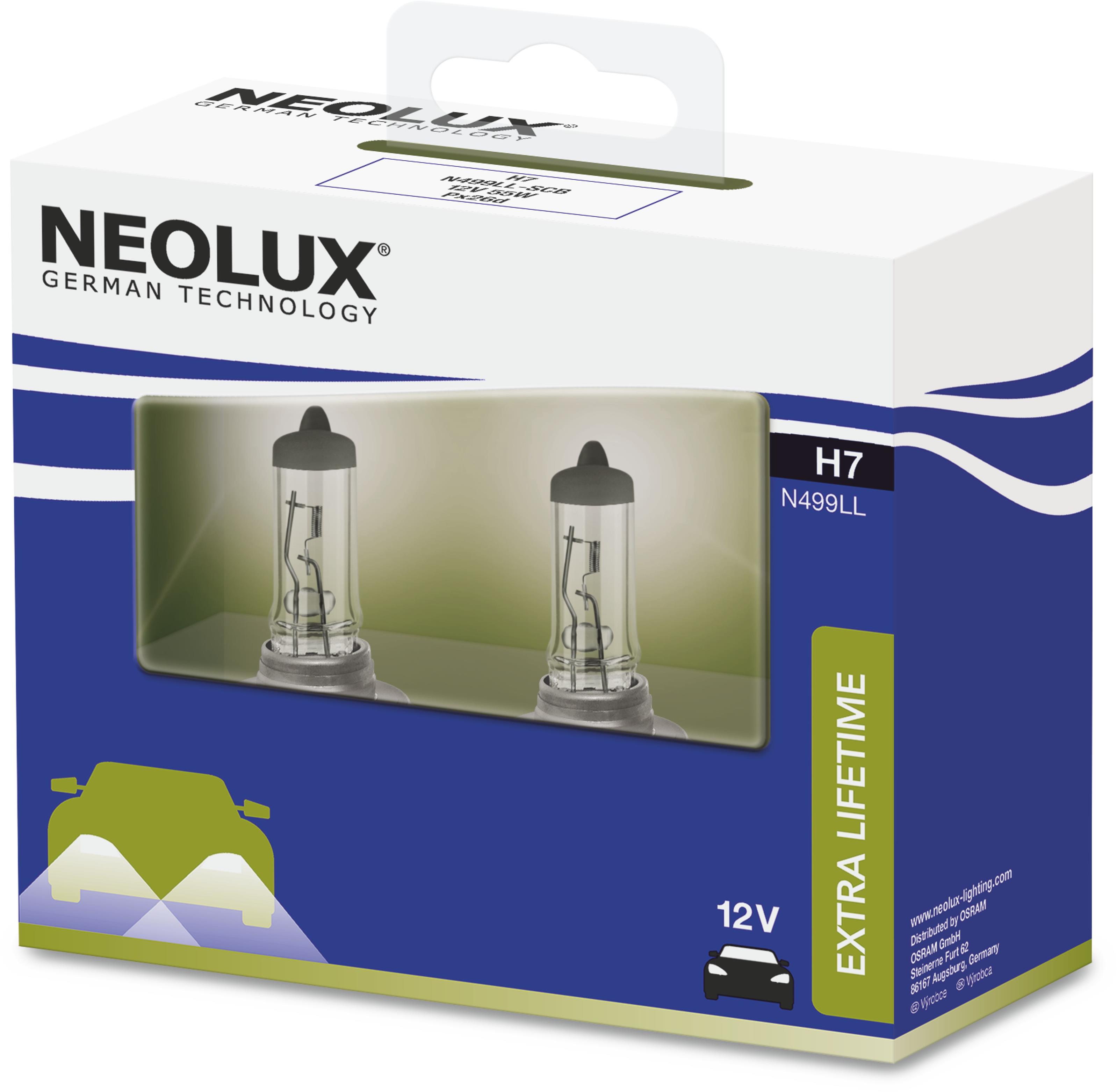 NEOLUX H7 Extra Liftime 12V,55W
