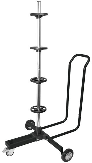 Carpoint, stojan na pneu pojazdný s krycou plachtou