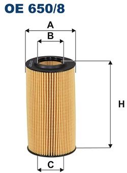 FILTRON Olejový filter OE 650/8