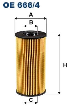 FILTRON Olejový filter OE 666/4