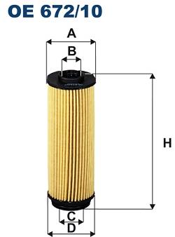 FILTRON Olejový filter OE 672/10