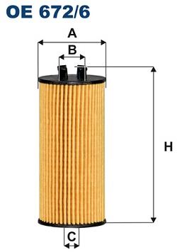 FILTRON Olejový filter OE 672/6