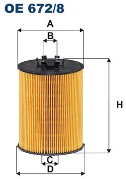 FILTRON Olejový filter OE 672/8